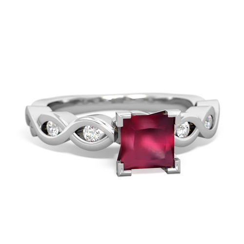 Ruby Infinity Engagement Genuine Ruby ring Ring