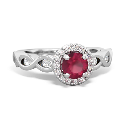 ruby engagement ring