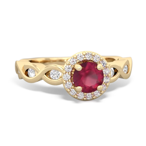 ruby engagement ring