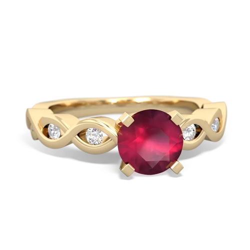 ruby engagement ring