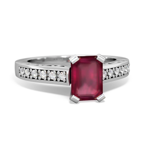 ruby engagement ring