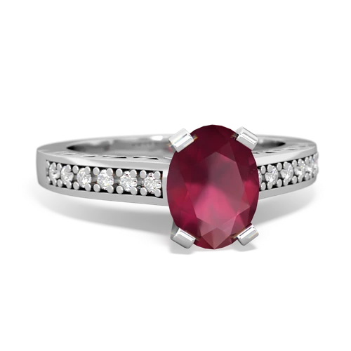 ruby engagement ring