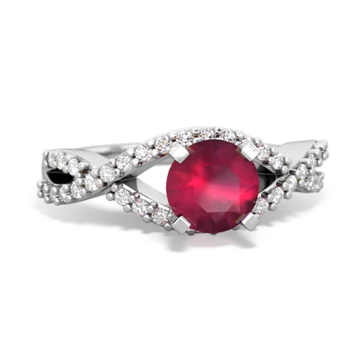 ruby engagement ring