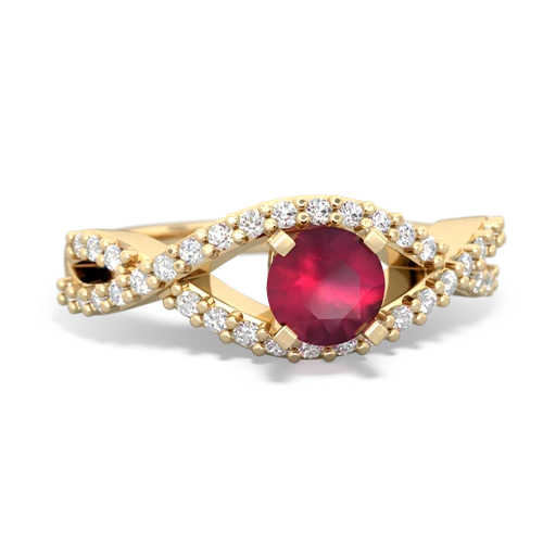 ruby engagement ring