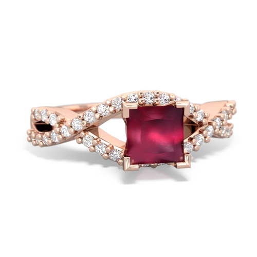 ruby engagement ring