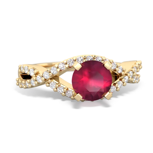 ruby engagement ring