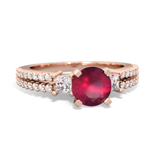 ruby engagement ring