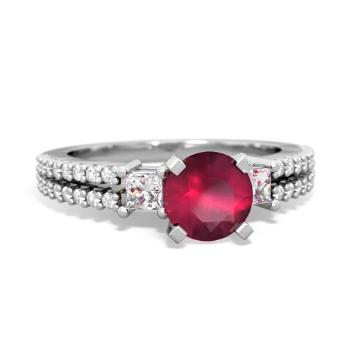 ruby engagement ring