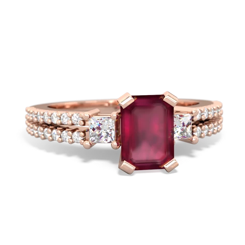 ruby engagement ring