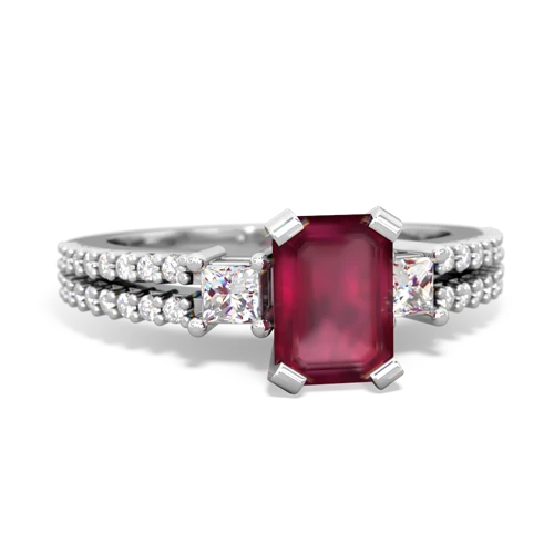 ruby engagement ring