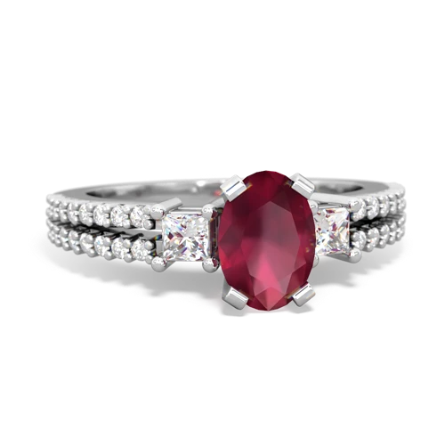 ruby engagement ring