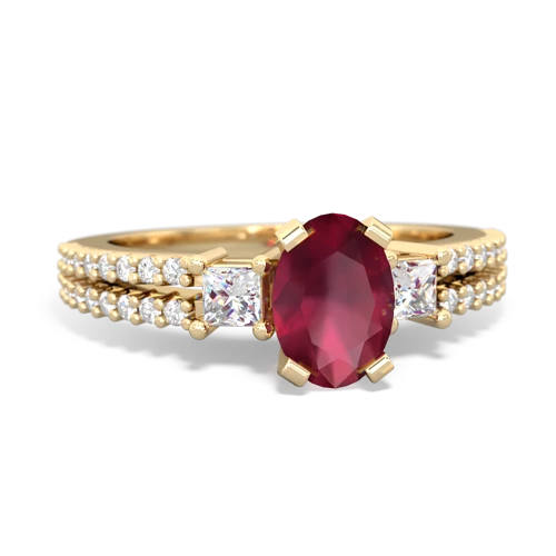 ruby engagement ring