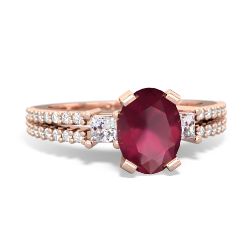 ruby engagement ring