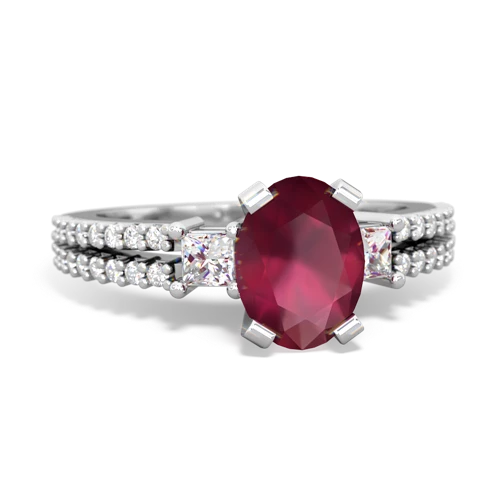 ruby engagement ring