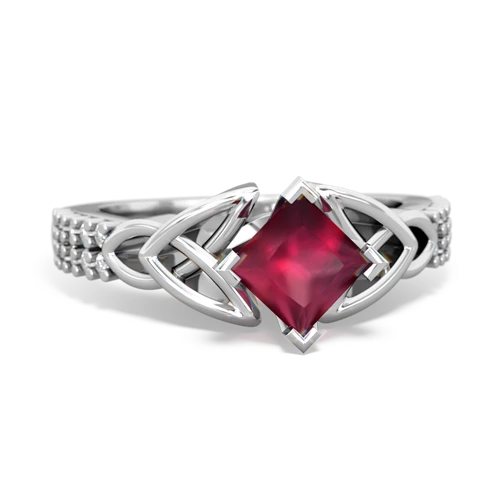 ruby engagement ring