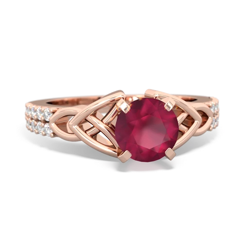 ruby engagement ring