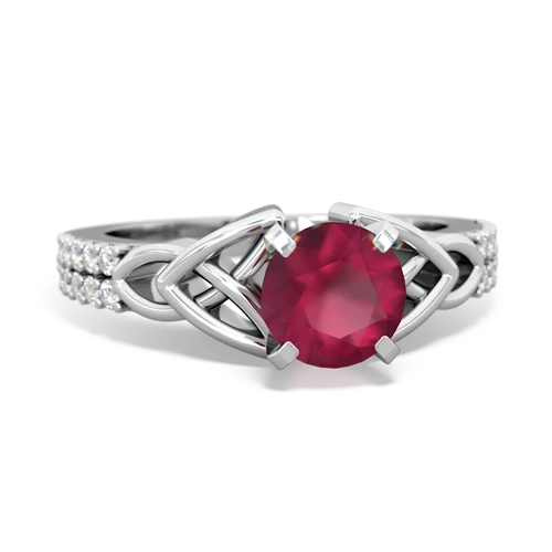 ruby engagement ring