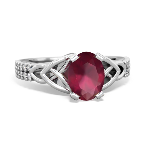 ruby engagement ring