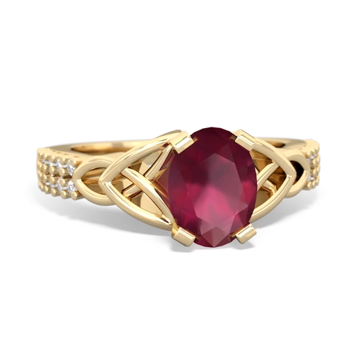 ruby engagement ring