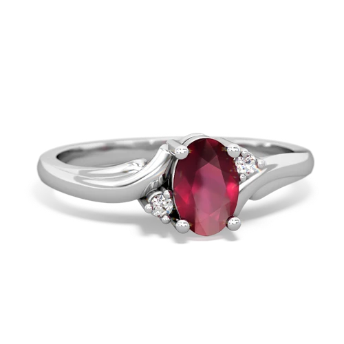 ruby filligree ring