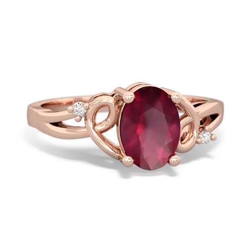 ruby filligree ring