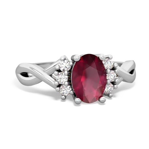 ruby filligree ring