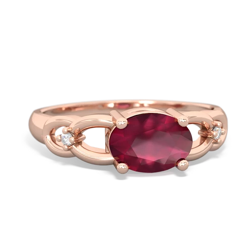 ruby filligree ring