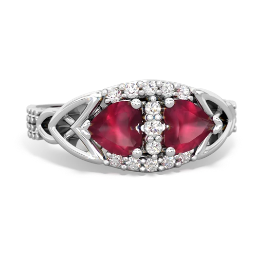 ruby keepsake engagement ring
