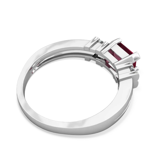 ruby modern rings