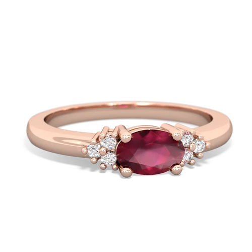 ruby petite ring