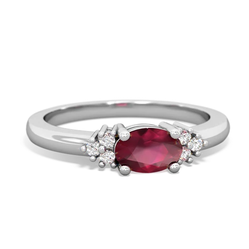 ruby petite ring