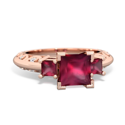 smoky quartz-tourmaline engagement ring