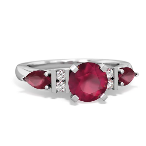 ruby-ruby engagement ring