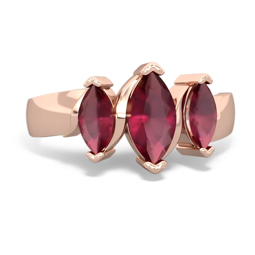 peridot-lab ruby keepsake ring