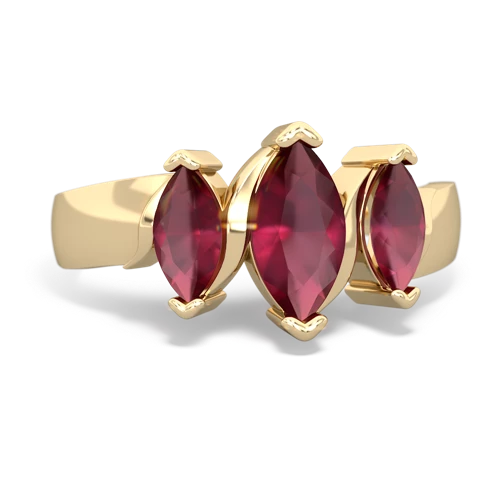 ruby-pink sapphire keepsake ring