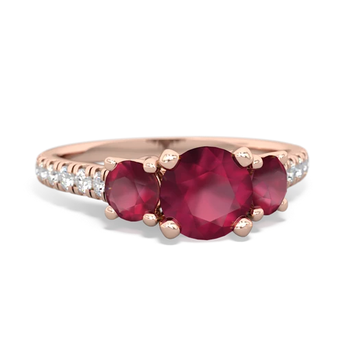 alexandrite-lab ruby trellis pave ring