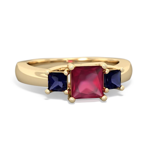 ruby-sapphire timeless ring