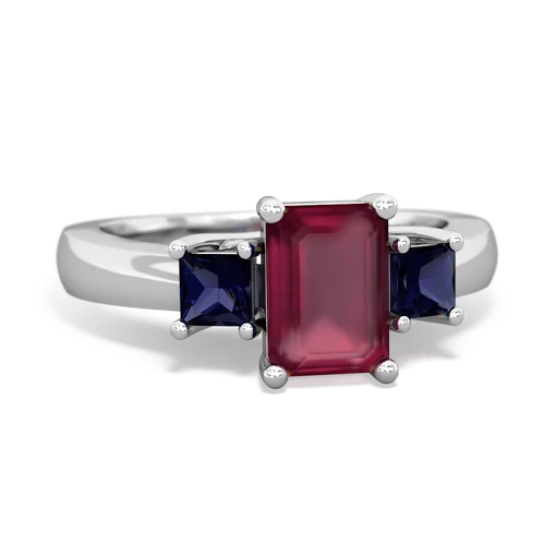 ruby-sapphire timeless ring