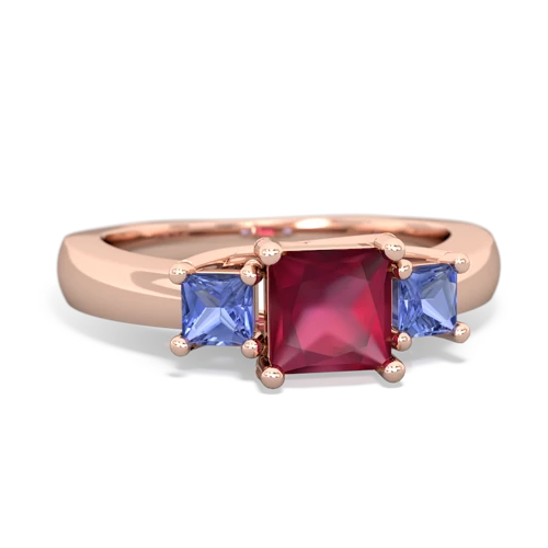 ruby-tanzanite timeless ring