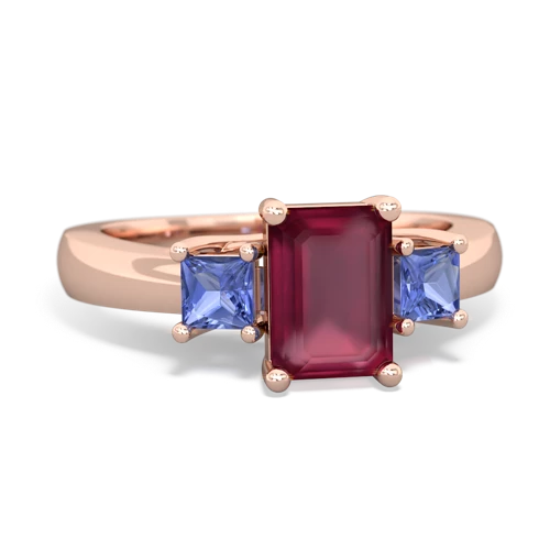 ruby-tanzanite timeless ring