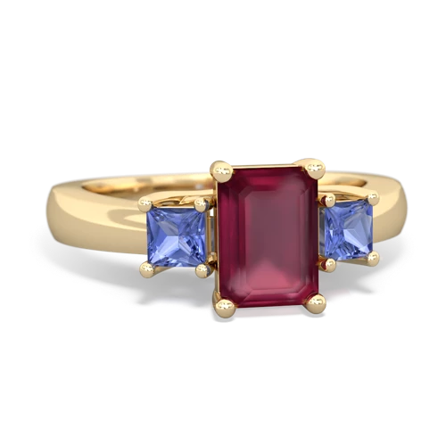 ruby-tanzanite timeless ring