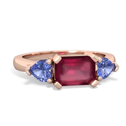 ruby-tanzanite timeless ring