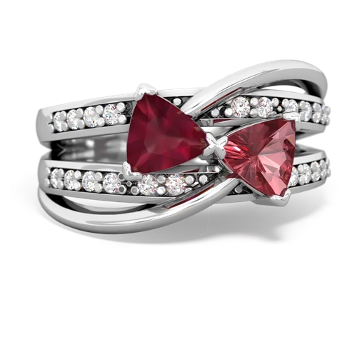 ruby-tourmaline couture ring