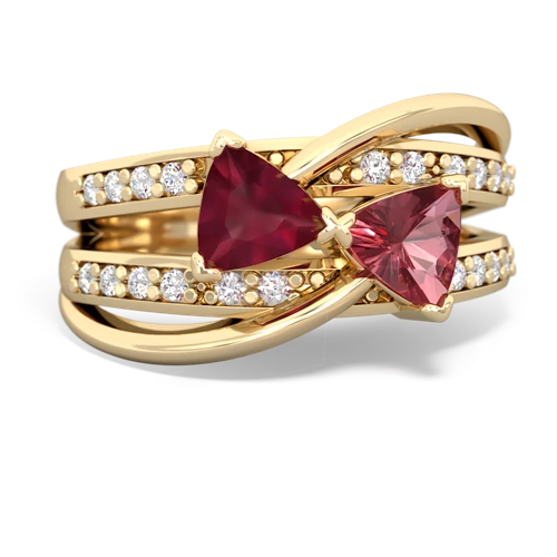 ruby-tourmaline couture ring