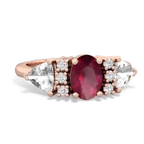 ruby-white topaz timeless ring