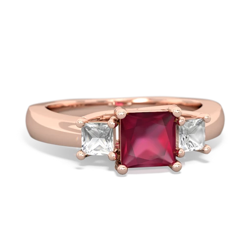 ruby-white topaz timeless ring