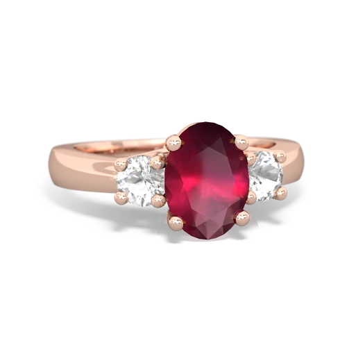 ruby-white topaz timeless ring