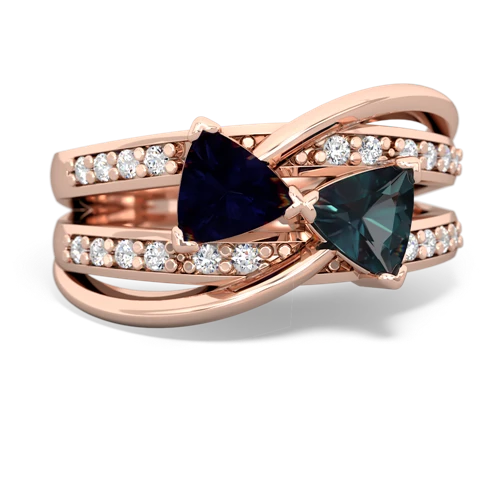 sapphire-alexandrite couture ring