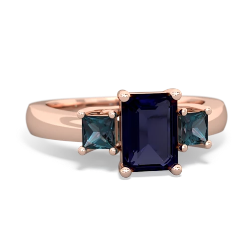 sapphire-alexandrite timeless ring