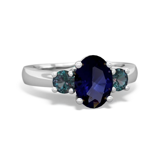 sapphire-alexandrite timeless ring